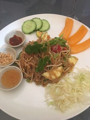 Pad Thai (Vegan) - Amazing flavor! at Thai Spice in Corpus Christi