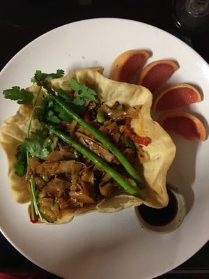 Pad Kee Mao w/ veggies, no egg at Thai Spice in Corpus Christi