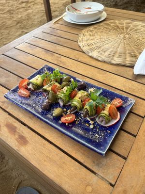 Rolinho de abobrinha   at Vila Salga in Ilhabela