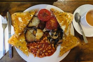 Vegan breakfast  at Thyme to Eat in Chesterfield