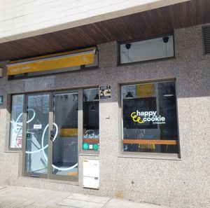 Outside at Happy Cookie in Porto