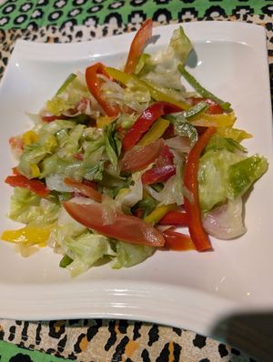 Salad at Chocos Restaurant in Diani