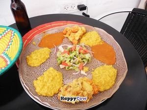 Ingera Plate for 35 Shekels  at Tenat in Tel Aviv