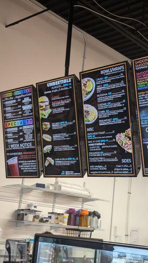 Menu at PB&J Bar  in Williamsport