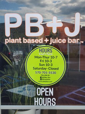 😃💯FULLY VEGAN!!💯😃 at PB&J Bar  in Williamsport
