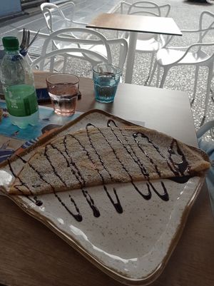 Crepes de Nutella vegana at Be Happy in Gran Canaria