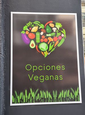 Beautiful poster on entrance at Be Happy in Gran Canaria