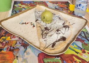 So good! With the best vegan pistachio ice cream I have ever tried! at Be Happy in Gran Canaria