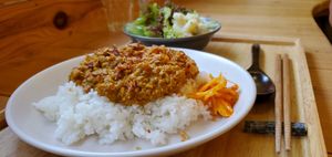 Curry at Shima Vegetable Restaurant おやさい食堂 in Takamatsu