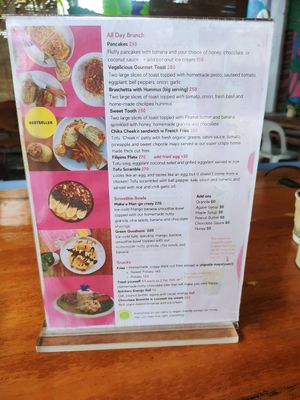 Menu #Veganuary at Swell Cafe and Bar Pacifico Siargao in Siargao