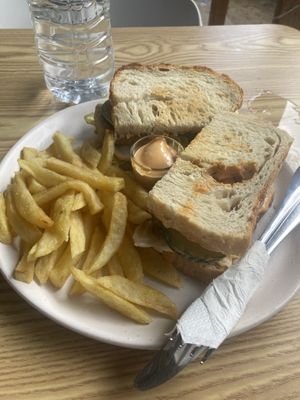 Chika sandwich  at Swell Cafe and Bar Pacifico Siargao in Siargao