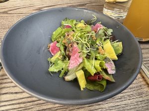 Chicory salad  at 3rd Cousin in San Francisco