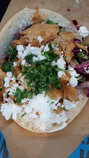 Berliner kebab vegan at Mōpa X La Communale in Saint-ouen-sur-seine