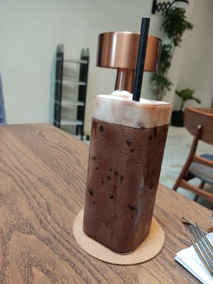 Iced chocolate at Kommune Lebuh Victoria in Penang