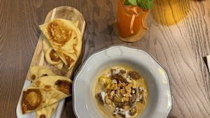 Massaman and flat bread  at Kommune Lebuh Victoria in Penang