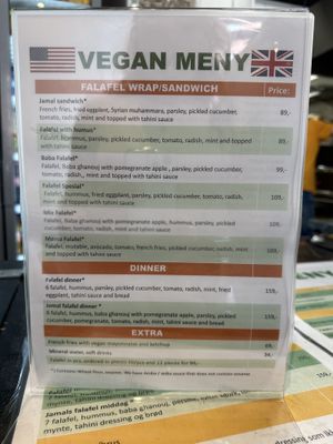   at Jamal's Falafel in Oslo