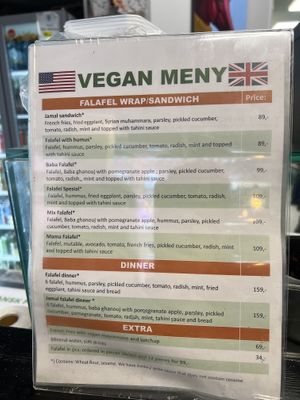   at Jamal's Falafel in Oslo