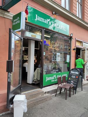  at Jamal's Falafel in Oslo