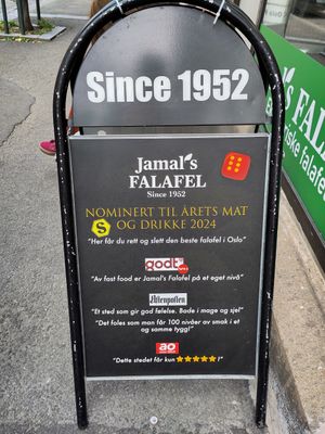  at Jamal's Falafel in Oslo