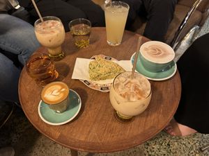 Assorted Drinks  at Le Petit Dep  in Montreal