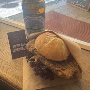 SCHNITZEL SEMMEL  at Die Vegane Fleischerei - Frauenstraße in Munich