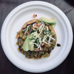 Taco at El Cantaro Vegan Mexican Restaurant in Monterey