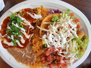 Combo #3 yummmmmm at El Cantaro Vegan Mexican Restaurant in Monterey