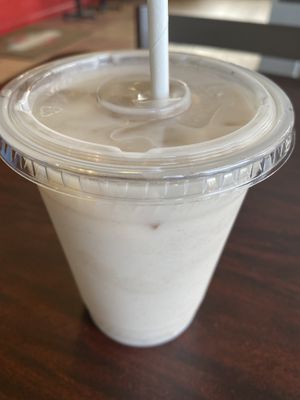 Horchata at El Cantaro Vegan Mexican Restaurant in Monterey
