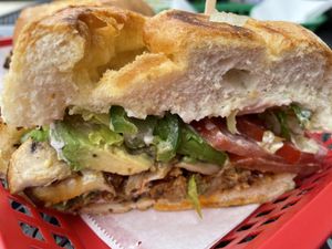 Torta  at El Cantaro Vegan Mexican Restaurant in Monterey