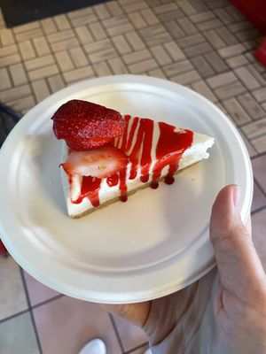 Cheesecake  at El Cantaro Vegan Mexican Restaurant in Monterey