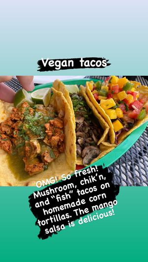   at El Cantaro Vegan Mexican Restaurant in Monterey