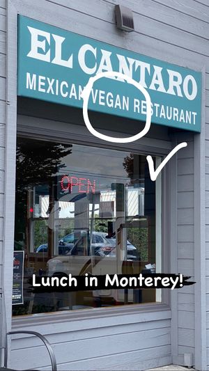   at El Cantaro Vegan Mexican Restaurant in Monterey