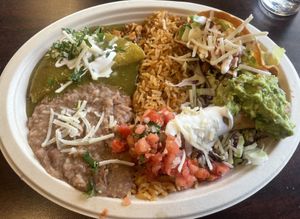 Combination 3  at El Cantaro Vegan Mexican Restaurant in Monterey