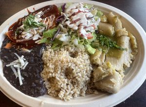 Combination 1  at El Cantaro Vegan Mexican Restaurant in Monterey