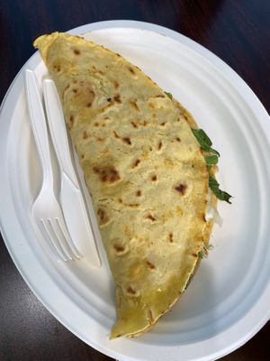 Mega quesadilla   at El Cantaro Vegan Mexican Restaurant in Monterey