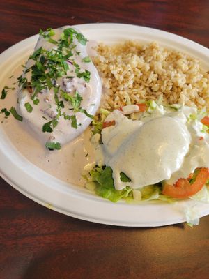  at El Cantaro Vegan Mexican Restaurant in Monterey