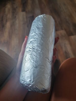 Asada burrito was massive and bomb at El Cantaro Vegan Mexican Restaurant in Monterey