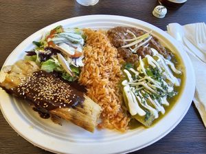  at El Cantaro Vegan Mexican Restaurant in Monterey