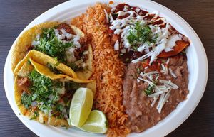 Combo 2 at El Cantaro Vegan Mexican Restaurant in Monterey