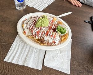 Nachos  at El Cantaro Vegan Mexican Restaurant in Monterey