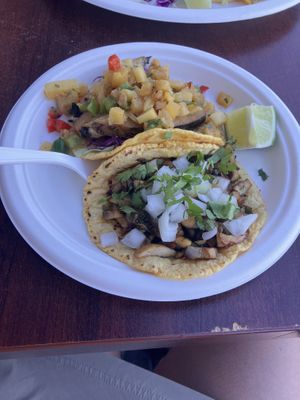   at El Cantaro Vegan Mexican Restaurant in Monterey
