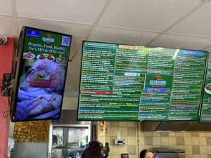 Left menu  at El Cantaro Vegan Mexican Restaurant in Monterey
