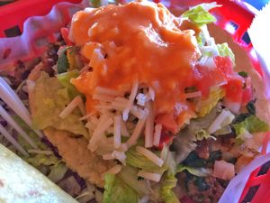 Ranchero Taco at El Cantaro Vegan Mexican Restaurant in Monterey