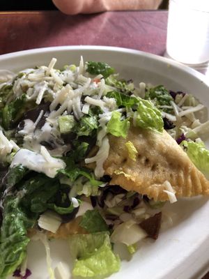 Empanadas 😘 at El Cantaro Vegan Mexican Restaurant in Monterey