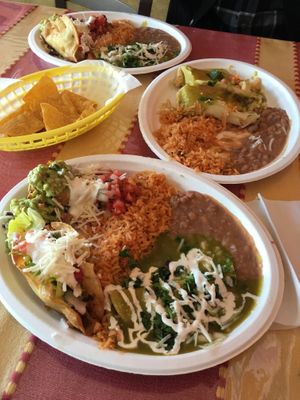 Combo #3 + tamales  at El Cantaro Vegan Mexican Restaurant in Monterey