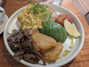 Vegan brekky at Pasture of Kirribilli in Kirribilli