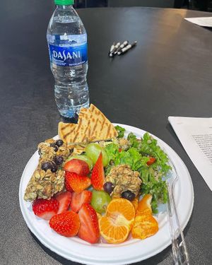 Vegan lunch   at Dr. Mark Hammond at Hope Center in Fairhope