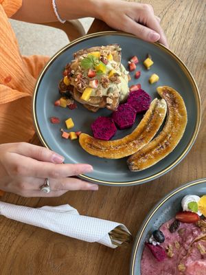 French toast  at Hexagon in Koh Phangan