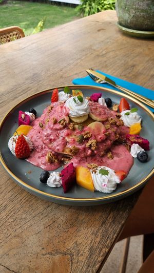 Pancakes at Hexagon in Koh Phangan