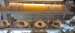 Dessert and chocolate fridge at Hexagon in Koh Phangan